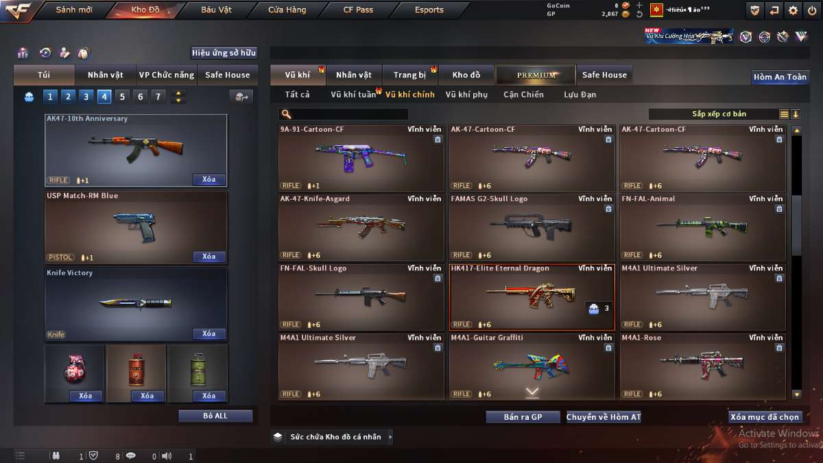 shop acc cf uy tin gia re